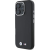 BMW M Smooth Full Wrapped Metal MagSafe Case for iPhone 16 Pro Max - Black - (BMW000961-0)