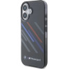 BMW Motosport IML Random Stripes iPhone 16 Plus Case - Black - (BMW000879-0)