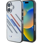 BMW Motosport IML Random Stripes iPhone 16 Plus Case - Gray - (BMW000883-0)