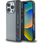 BMW Motosport IML Vertical Stripe iPhone 16 Pro Max Case - Gray - (BMW000877-0)
