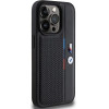 BMW Perforated Tricolor Line case for iPhone 15 Pro - black - (BMW000784-0)