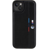 BMW Perforated Tricolor Line case for iPhone 15 Plus / 14 Plus - black - (BMW000783-0)