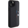 BMW Perforated Tricolor Line case for iPhone 15 Plus / 14 Plus - black - (BMW000783-0)
