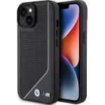 BMW Perforated Twisted Line MagSafe Case for iPhone 15/14/13 - Black - (BMW000786-0)