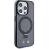 BMW Ring Stand M Collection MagSafe Case for iPhone 15 Pro - Black - (BMW000733-0)