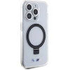 BMW Ring Stand M Collection MagSafe Case for iPhone 15 Pro - Clear - (BMW000735-0)