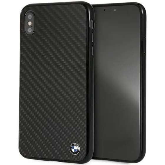 BMW Siganture Carbon Case for iPhone Xs Max - Black - (BMW000196-0)