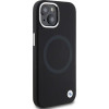 BMW Signature Liquid Silicone MagSafe case for iPhone 15 - black - (BMW000691-0)