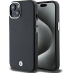 BMW Signature Wrapped Metal MagSafe case for iPhone 15 Plus / 14 Plus - black - (BMW000801-0)