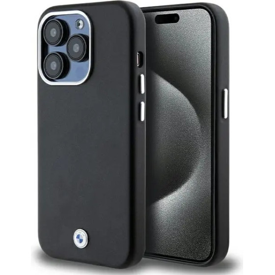 BMW Signature Wrapped Metal MagSafe case for iPhone 14 Pro Max - black - (BMW000799-0)