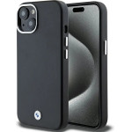 BMW Signature Wrapped Metal MagSafe Case for iPhone 15/14/13 - Black - (BMW000800-0)