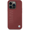 BMW Silicone Big Logo MagSafe case for iPhone 15 Pro - red - (BMW000814-0)