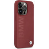 BMW Silicone Big Logo MagSafe case for iPhone 15 Pro - red - (BMW000814-0)