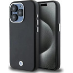 BMW Signature Wrapped Metal MagSafe case for iPhone 15 Pro - black - (BMW000802-0)