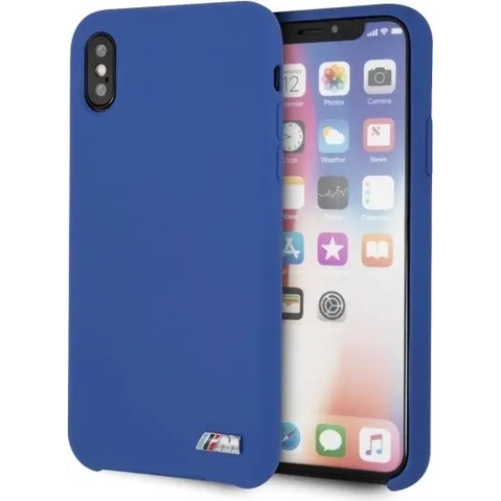 BMW Silicone M Collection iPhone X / Xs Case - Blue - (BMW000249-0)