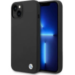 BMW Silicone Metal Logo case for iPhone 15 / 14 / 13 - black - (BMW000807-0)