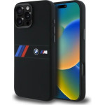 BMW Silicone Middle Stripe MagSafe Case for iPhone 16 Pro Max - Black - (BMW000963-0)
