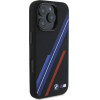 BMW Silicone Random Lines MagSafe Case for iPhone 16 Pro Max - Black - (BMW000967-0)