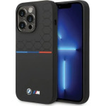 BMW Silicone Pattern iPhone 15 Pro Case - Black - (BMW000725-0)