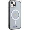 BMW Silver Ring MagSafe case for iPhone 14 Plus - transparent - (BMW000609-0)