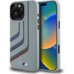 BMW Silicone Turning Lines MagSafe Case for iPhone 16 Pro Max - Gray - (BMW000971-0)