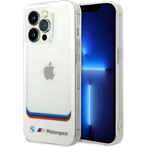 BMW Transparent Center Case for iPhone 14 Pro Max 6.7 - White - (BMW000576-0)