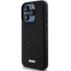 DKNY 3D Rubber Repeat Pattern case for iPhone 15 Pro - black - (DK000198-0)