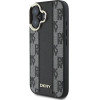 DKNY Checkered Pattern Magsafe iPhone 16 Plus Case - Black - (DK000243-0)