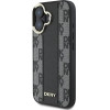 DKNY Checkered Pattern Magsafe iPhone 16 Case - Black - (DK000242-0)