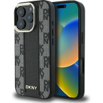 DKNY Checkered Pattern Magsafe iPhone 16 Pro Max Case - Black - (DK000245-0)