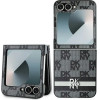 DKNY Checkered Pattern Printed Stripes case for Samsung Galaxy Z Flip 6 - black - (DK000222-0)
