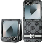 DKNY Checkered Pattern Printed Stripes case for Samsung Galaxy Z Flip 6 - black - (DK000222-0)
