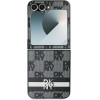 DKNY Checkered Pattern Printed Stripes case for Samsung Galaxy Z Flip 6 - black - (DK000222-0)