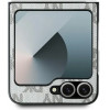 DKNY Checkered Pattern Printed Stripes Case for Samsung Galaxy Z Flip 6 - Beige - (DK000223-0)