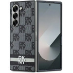 DKNY Checkered Pattern Printed Stripes case for Samsung Galaxy Z Fold 6 - black - (DK000228-0)