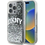 DKNY DKHCP16LLBNAEK iPhone 16 Pro 6.3 black/black hardcase Liquid Glitter Arch Logo - (DK000297-0)