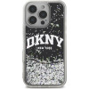 DKNY DKHCP16LLBNAEK iPhone 16 Pro 6.3 black/black hardcase Liquid Glitter Arch Logo - (DK000297-0)
