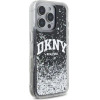 DKNY DKHCP16LLBNAEK iPhone 16 Pro 6.3 black/black hardcase Liquid Glitter Arch Logo - (DK000297-0)