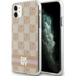 DKNY IML Checkered Mono Pattern & Printed Stripes MagSafe case for iPhone 11 / Xr - pink - (DK000158-0)