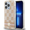 DKNY IML Checkered Mono Pattern & Printed Stripes MagSafe case for iPhone 13 Pro / 13 - pink - (DK000159-0)