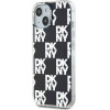 DKNY IML Checkered Mono Pattern case for iPhone 15 / 14 / 13 - black - (DK000154-0)