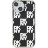 DKNY IML Checkered Mono Pattern case for iPhone 15 / 14 / 13 - black - (DK000154-0)