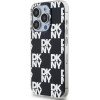 DKNY IML Checkered Mono Pattern case for iPhone 15 Pro - black - (DK000156-0)
