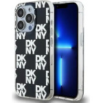 DKNY IML Checkered Mono Pattern case for iPhone 15 Pro Max - black - (DK000157-0)