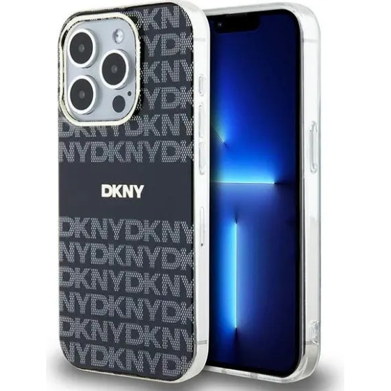 DKNY IML Mono & Stripe MagSafe Case for iPhone 13 Pro - Black - (DK000145-0)