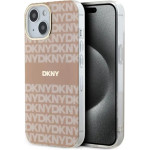 DKNY IML Mono & Stripe MagSafe case for iPhone 15 / 14 / 13 - pink - (DK000128-0)