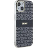 DKNY IML Mono & Stripe MagSafe Case for iPhone 15 Plus / 14 Plus - Black - (DK000151-0)