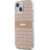 DKNY IML Mono & Stripe MagSafe Case for iPhone 15 Plus / 14 Plus - Pink - (DK000132-0)