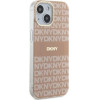 DKNY IML Mono & Stripe MagSafe Case for iPhone 15 Plus / 14 Plus - Pink - (DK000132-0)