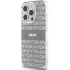 DKNY IML Mono & Stripe MagSafe case for iPhone 15 Pro - beige - (DK000139-0)